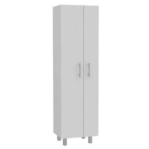 White Versatile Tall Pantry or Laundry Cabinet