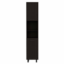 Load image into Gallery viewer, 78&quot; Modern Black Sleek and Tall Pantry Cabinet