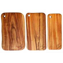 Load image into Gallery viewer, Natural Rounded Rectangle Narrow Anti-Bacterial Cutting Board