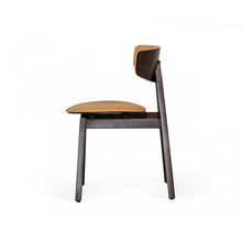 Load image into Gallery viewer, Set of Two Beige Faux Leather Modern Dining Chairs