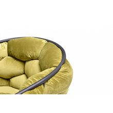 Load image into Gallery viewer, Moss Green Geo Velvet and Black Velvet Dining Chair
