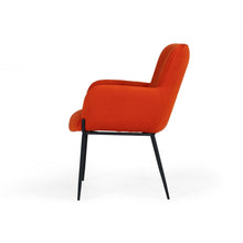 Load image into Gallery viewer, Orange Velvet Dining Chair