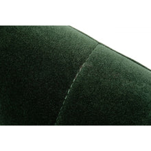 Load image into Gallery viewer, Dark Green Velvet Modern Curvilinear Dining Chair