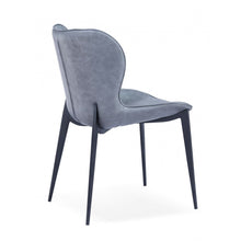 Load image into Gallery viewer, Set of Two Gray Black Modern Dining Chairs