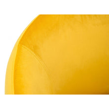 Load image into Gallery viewer, Yellow Velvet Modern Dining Chair