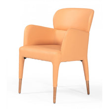 Load image into Gallery viewer, Peach Rosegold Dining Chair