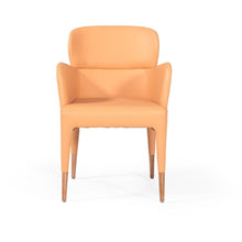 Load image into Gallery viewer, Peach Rosegold Dining Chair