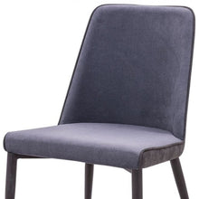 Load image into Gallery viewer, Set of Two Dark Gray Modern Dining Chairs