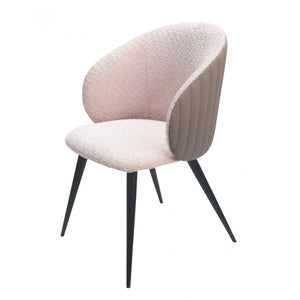 Gray Cream Contemporary Dining Chair