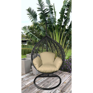 Primo Tan Indoor Outdoor Replacement Cushion for Egg Chair