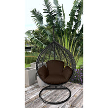 Load image into Gallery viewer, Primo Chocolate Brown Indoor Outdoor Replacement Cushion for Egg Chair