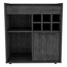 Load image into Gallery viewer, Smokey Oak Bar Cabinet with One Door Panel