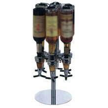 Load image into Gallery viewer, Aluminium Six Bottle Liquor or Wine Dispenser