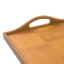 Load image into Gallery viewer, Designer Solid Teak 19&quot; Serving Tray