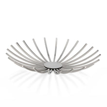 Load image into Gallery viewer, Shiny Silver Open Spike Centerpiece Bowl