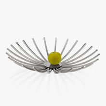 Load image into Gallery viewer, Shiny Silver Open Spike Centerpiece Bowl