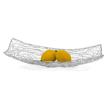 Load image into Gallery viewer, Silver Abstract Entwined Wire Centerpiece Bowl