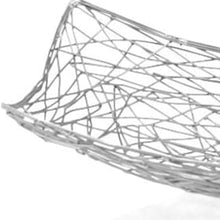 Load image into Gallery viewer, Silver Abstract Entwined Wire Centerpiece Bowl