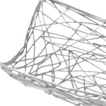 Load image into Gallery viewer, Silver Abstract Entwined Wire Centerpiece Bowl
